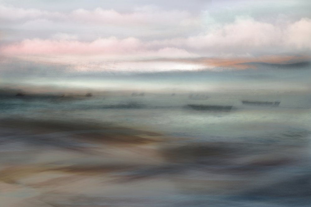 Dreamy Pastel Seascape by Christina Sillen