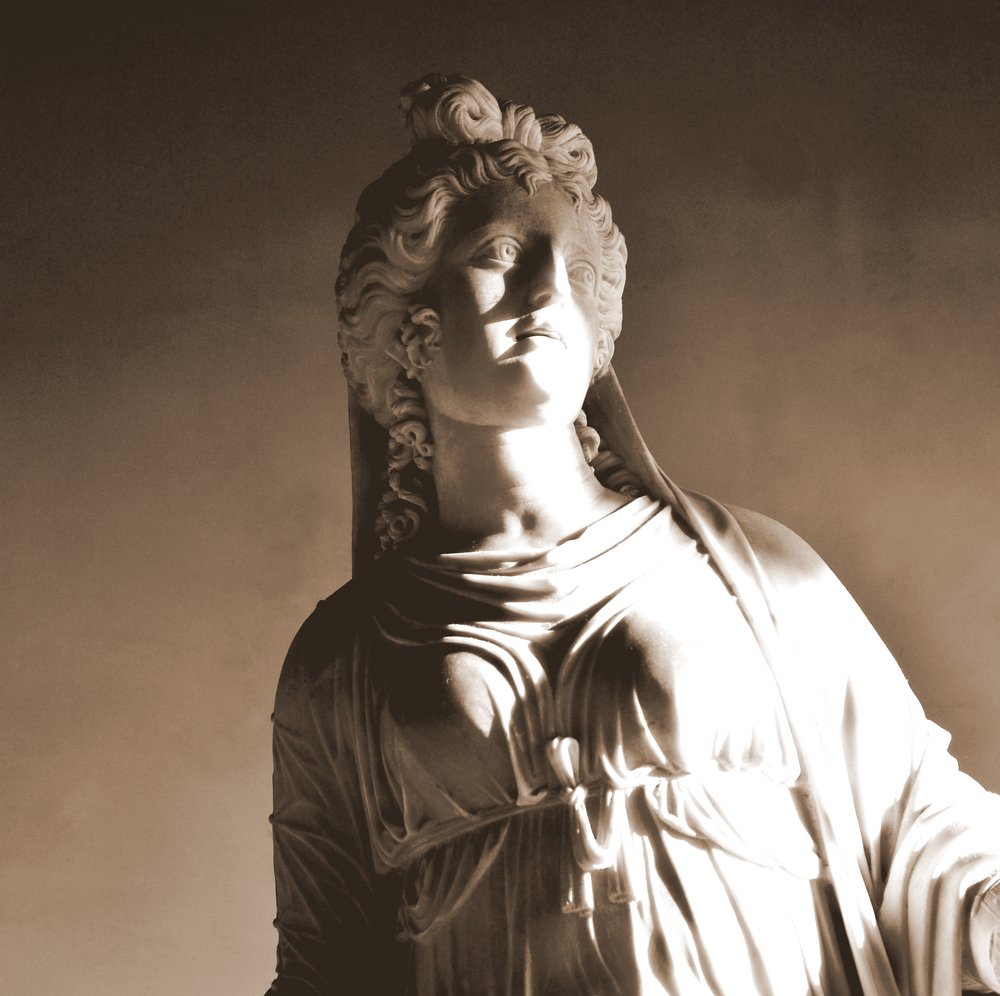 Elegant Marble Sculpture by Christina Sillen