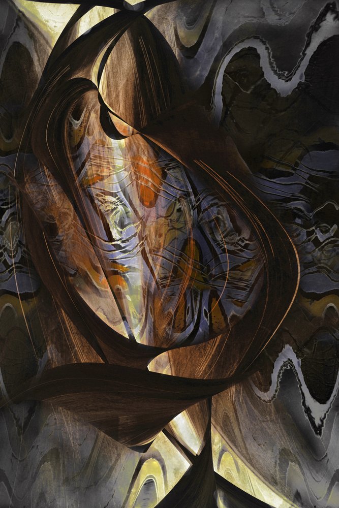 Fluid Organic Swirls by Christina Sillen