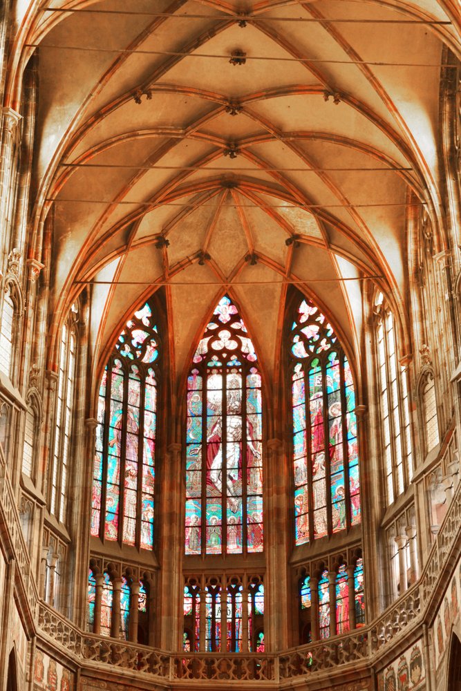 Majestic Church Stained Glass by Christina Sillen