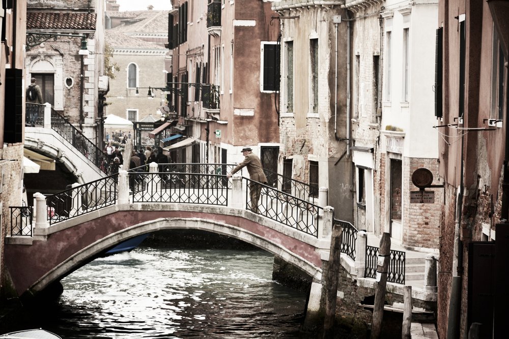 Venetian Canal Bridge by Christina Sillen