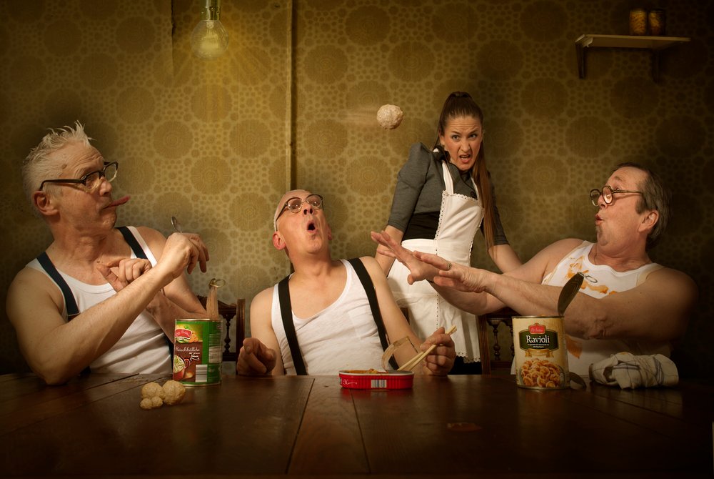 Family Dinner Chaos by Christine von Diepenbroek