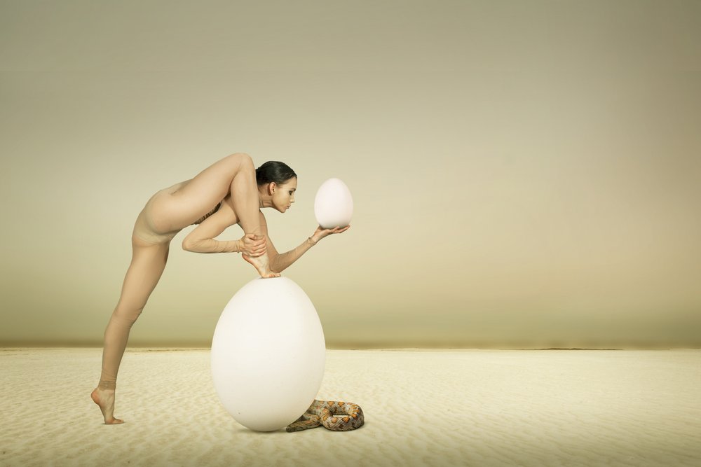 Female Egg Balance by Christine von Diepenbroek