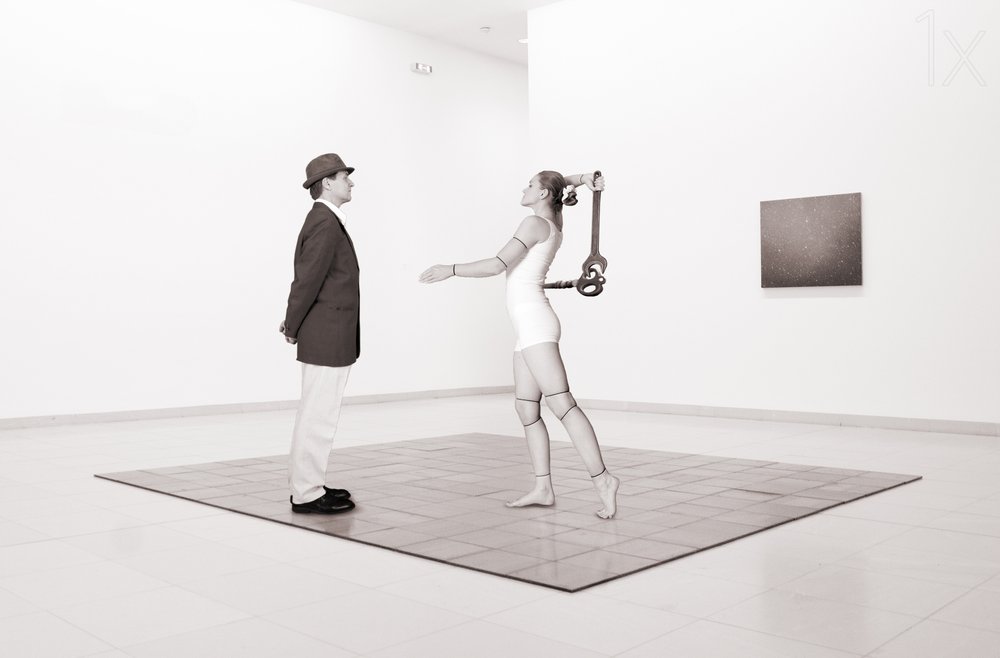 Man and Mechanical Woman by Christine von Diepenbroek