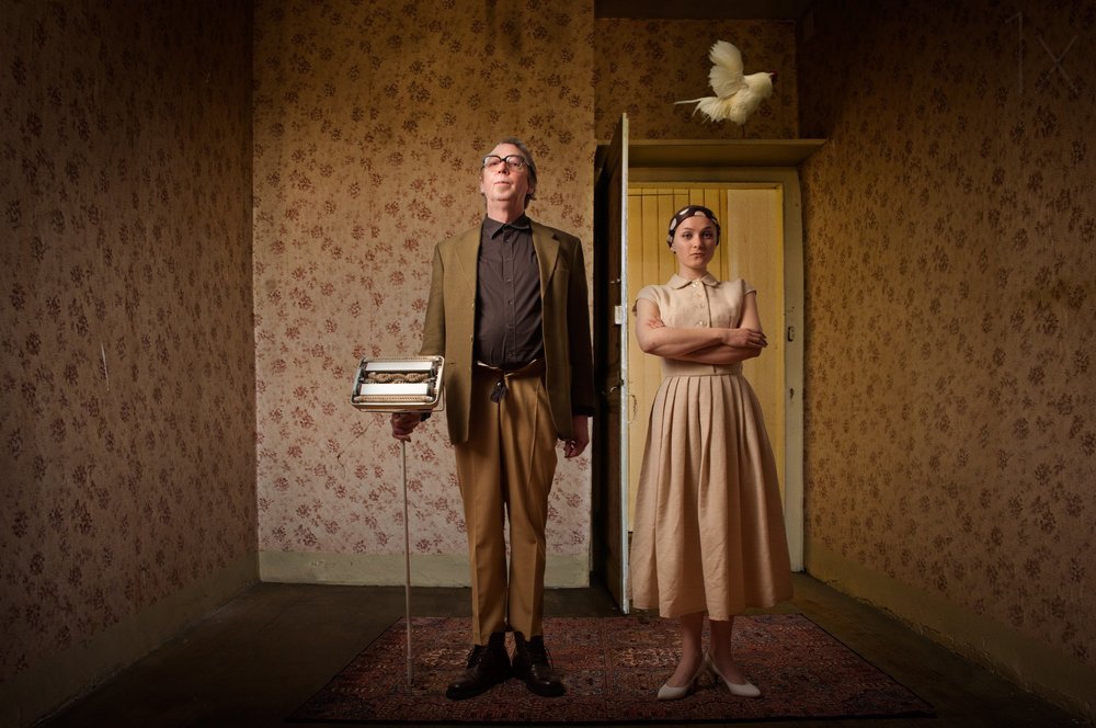 Quirky Vintage Domestic Scene by Christine von Diepenbroek