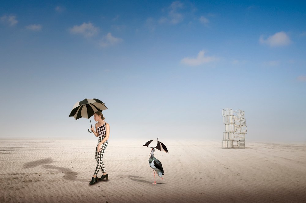 Surreal Desert Walk by Christine von Diepenbroek