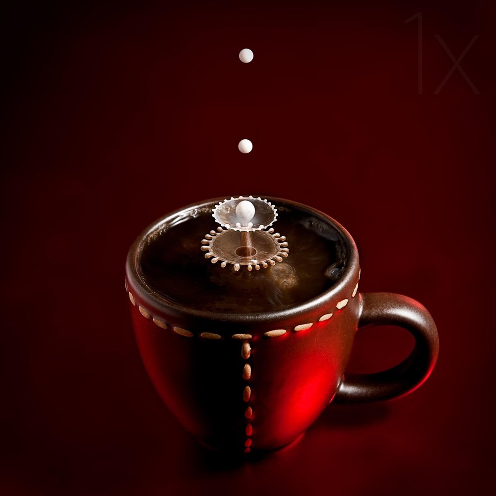 Coffee Milk Splash by Christophe Kiciak