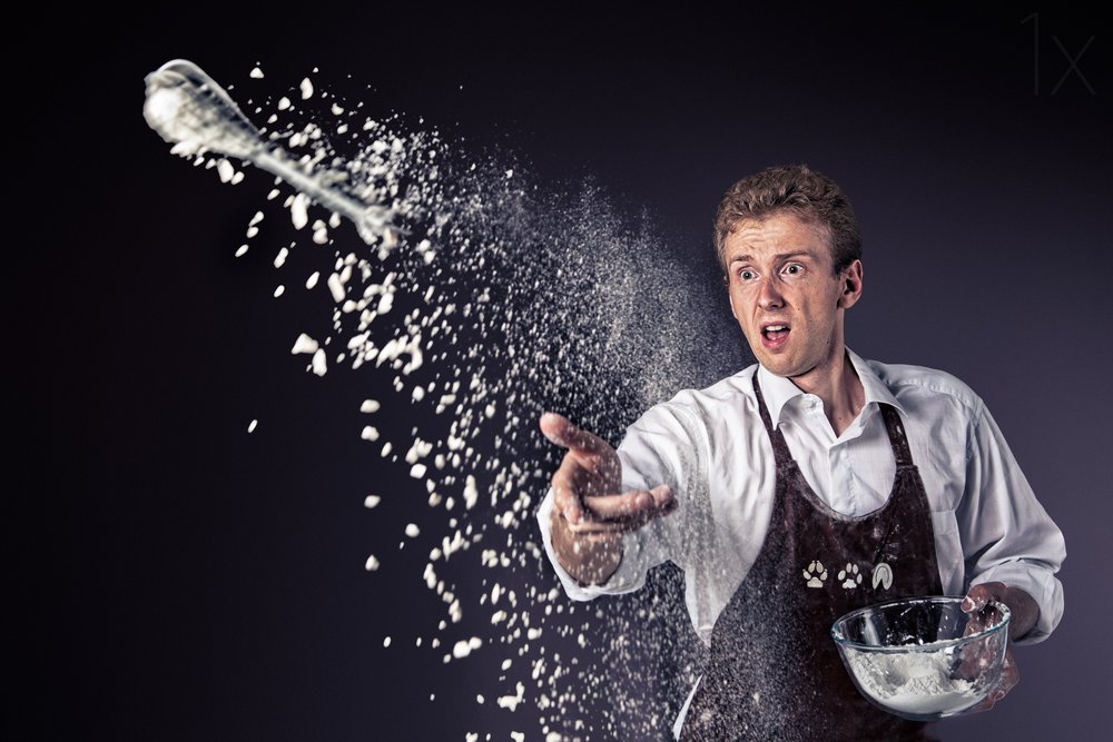Flour Explosion Surprise by Christophe Kiciak