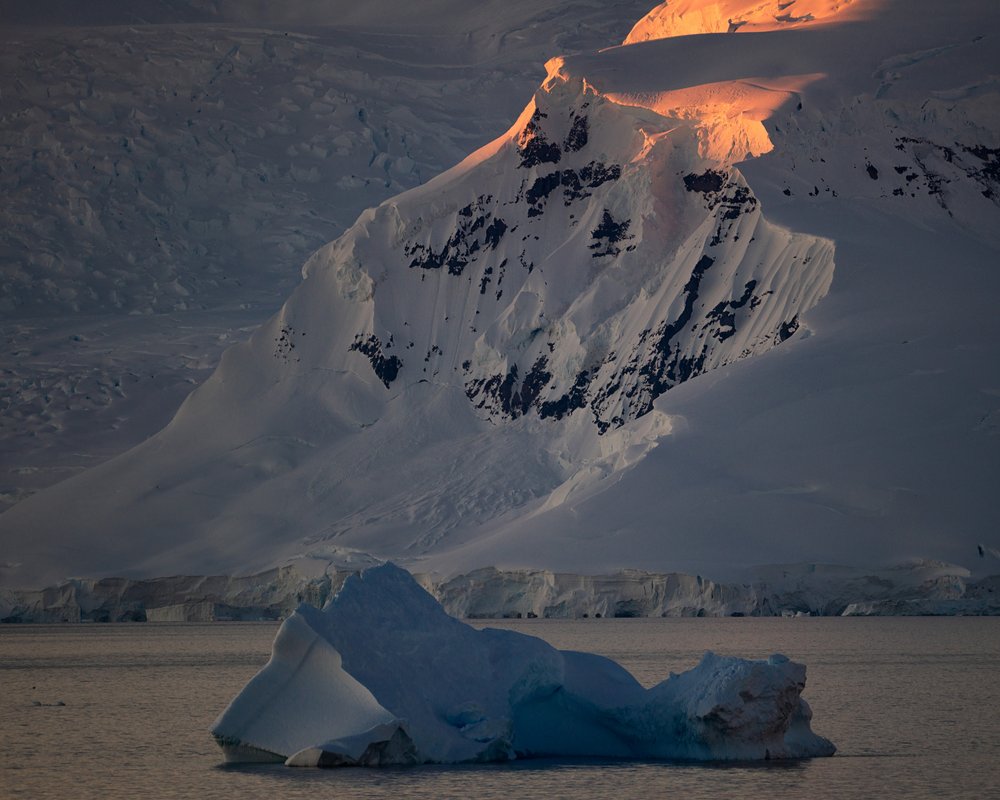Golden Mountain Iceberg by Chuanxu Ren
