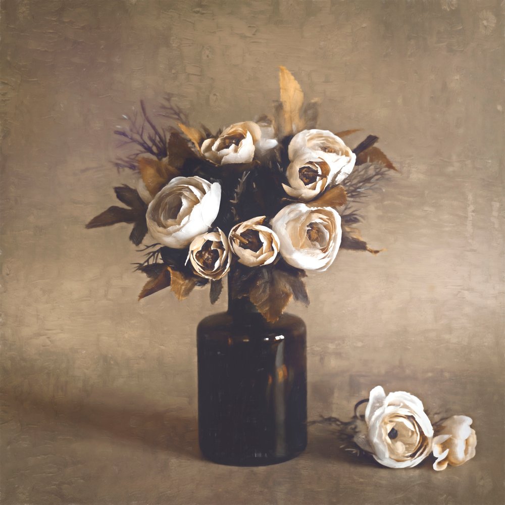 Muted Floral Arrangement by Cicek Kiral