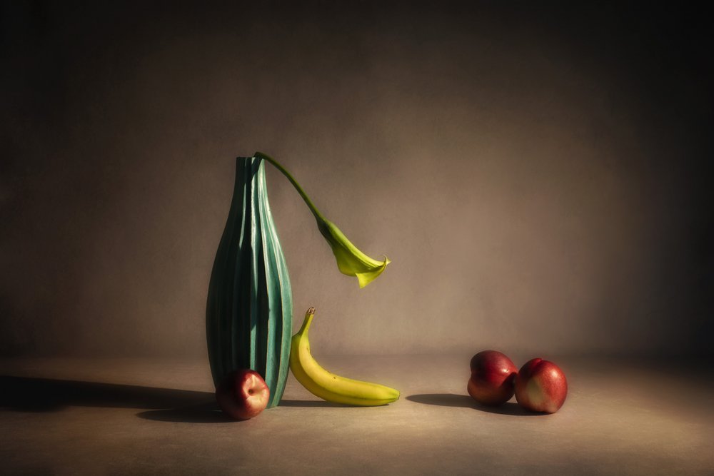 Moody Fruit and Flower by Cicy Chen