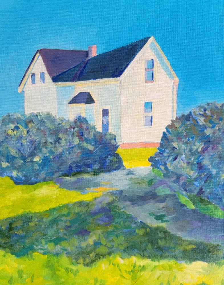 Sunny Country House by Claire Whitehead