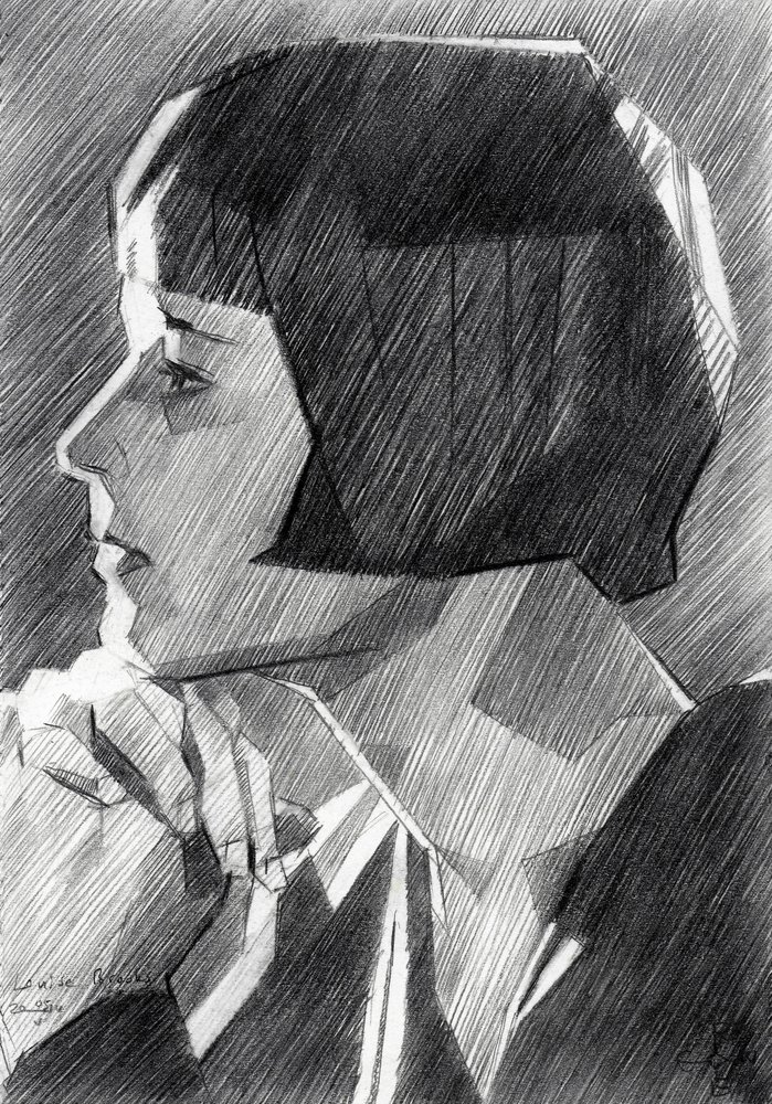 Art Deco Woman Portrait by Corné Akkers