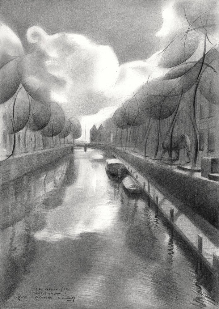 Canal City Elephant Dream by Corné Akkers