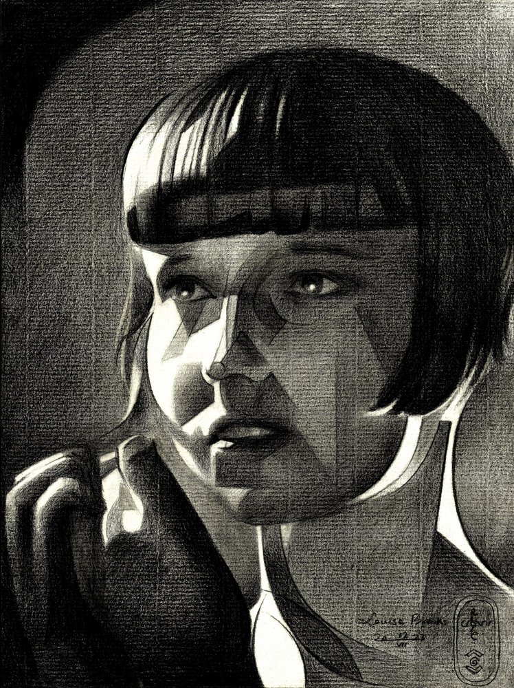 Dramatic Geometric Portrait by Corné Akkers