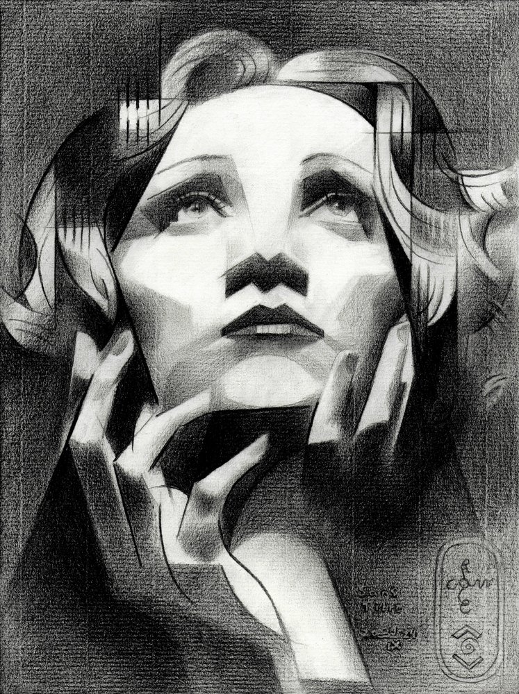Elegant Upward Gaze by Corné Akkers