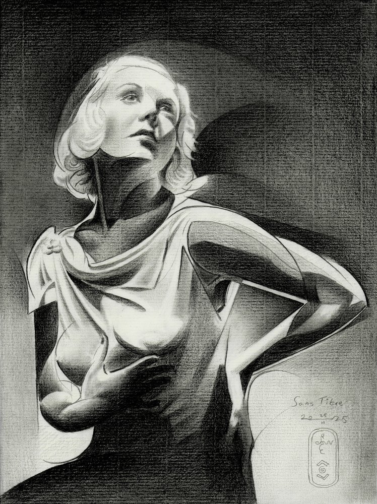 Elegant Woman in Light by Corné Akkers