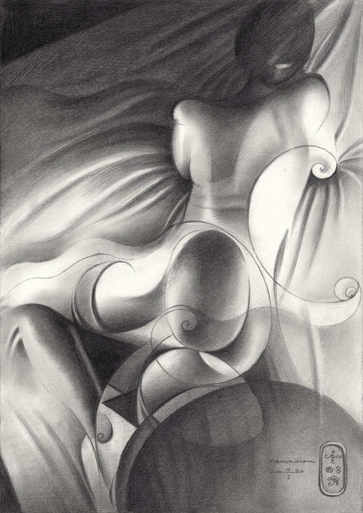 Ethereal Female Form by Corné Akkers