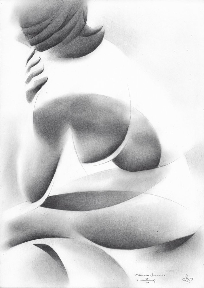 Graceful Female Form by Corné Akkers