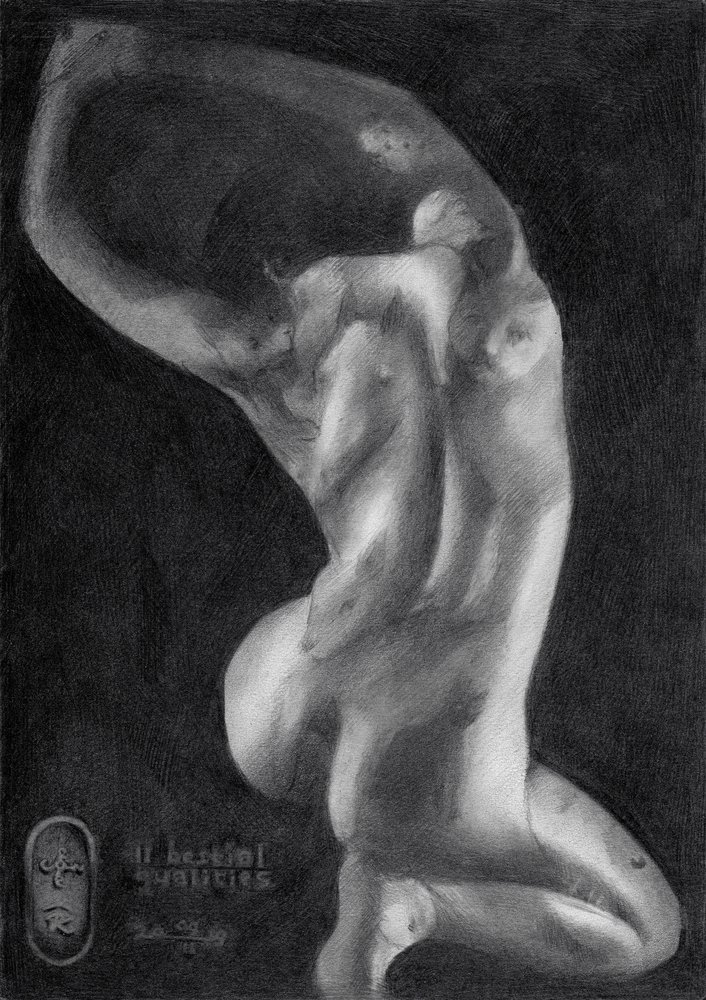 Graceful Nude Figure Study by Corné Akkers