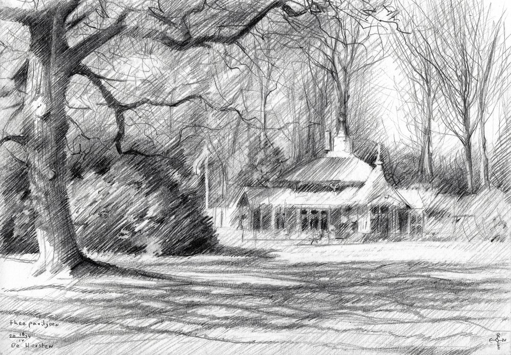 Park Pavilion Sketch by Corné Akkers