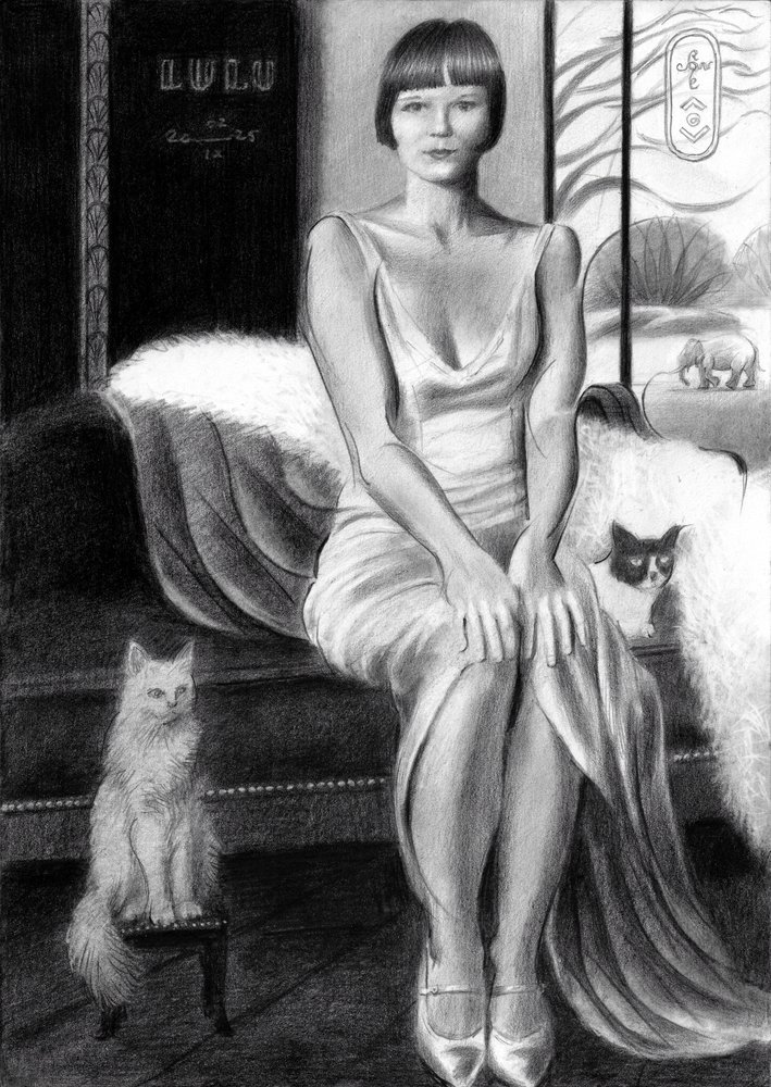 Vintage Glamour With Cats by Corné Akkers