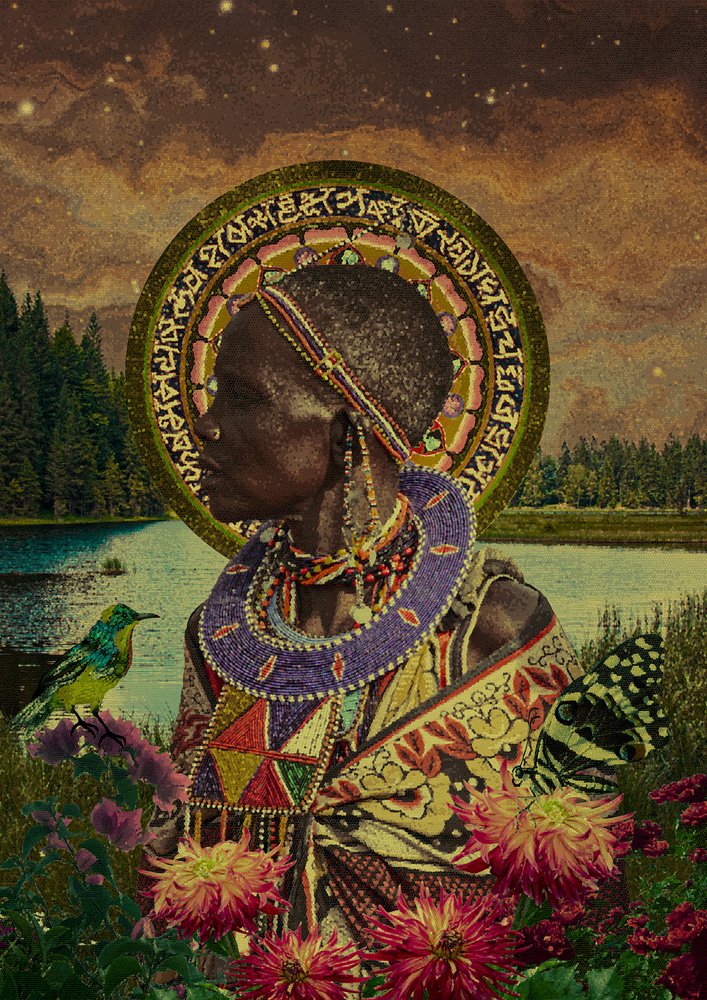 African Woman Nature Spirit by CosmoZach