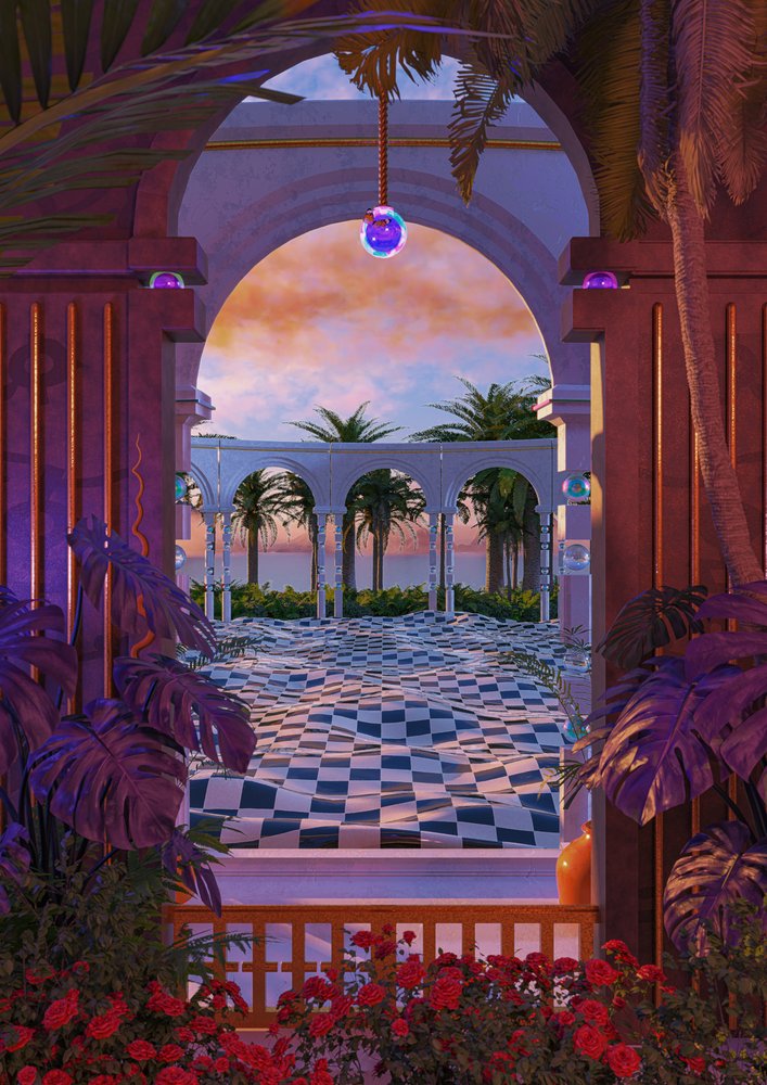 Exotic Archway Sunset by CosmoZach