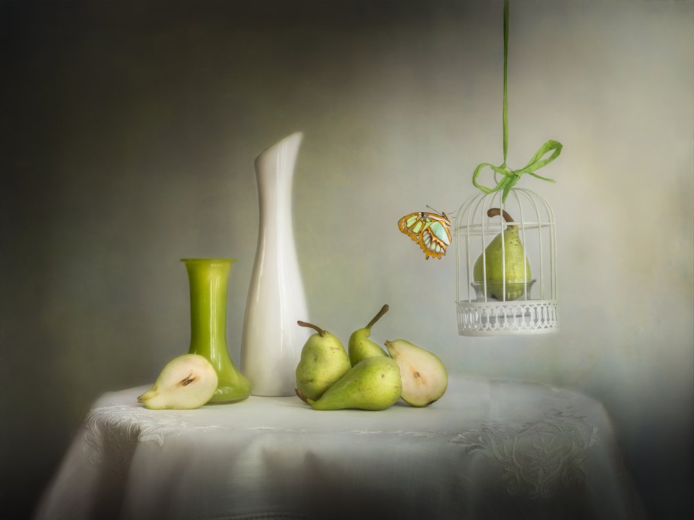 Green Pears Butterfly by Cristiano Giani