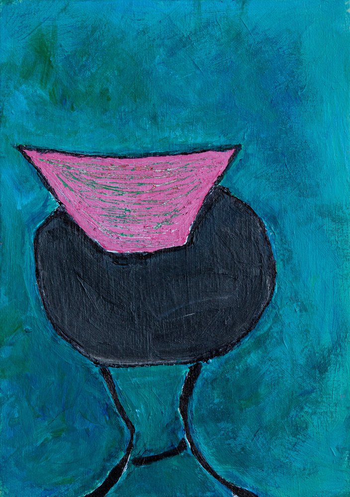 Abstract Pink Figure by Dale Hefer & Family
