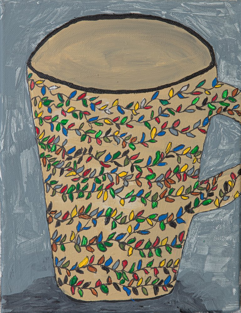 Colorful Leaf Mug by Dale Hefer & Family