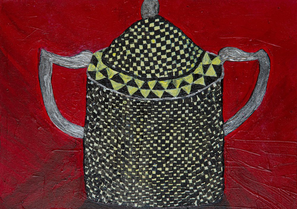 Geometric Teapot Still Life by Dale Hefer & Family