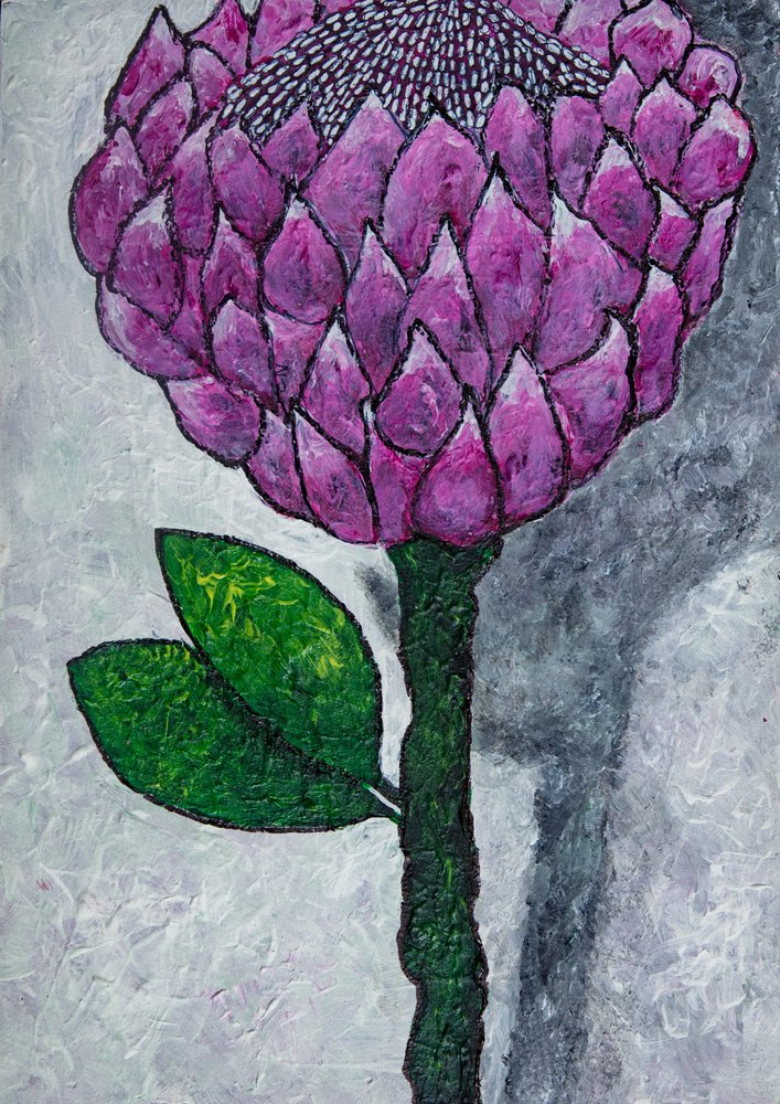 Vibrant Purple Bloom by Dale Hefer & Family