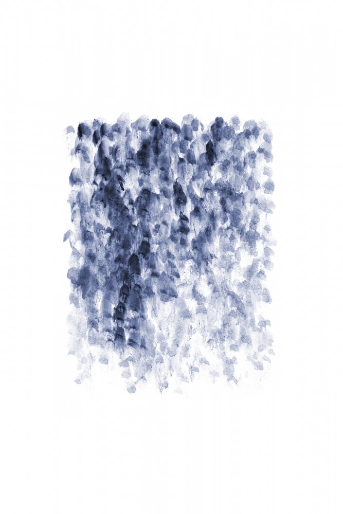 Abstract Blue Cascade by Danushka Abeygoda