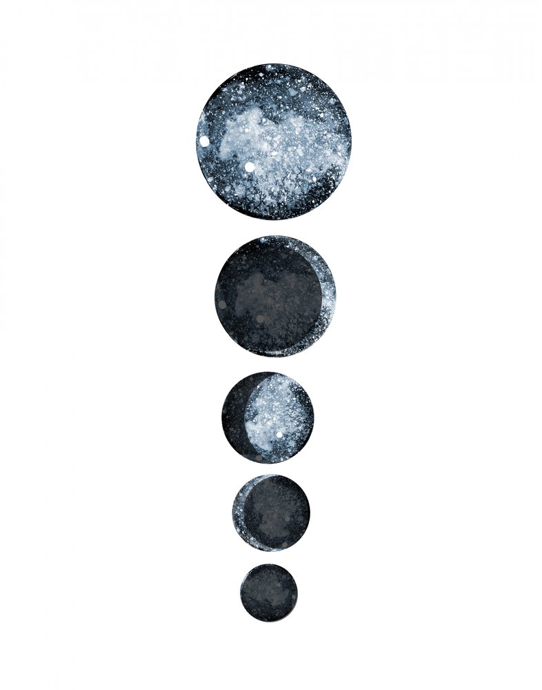 Blue Moon Phases by Danushka Abeygoda