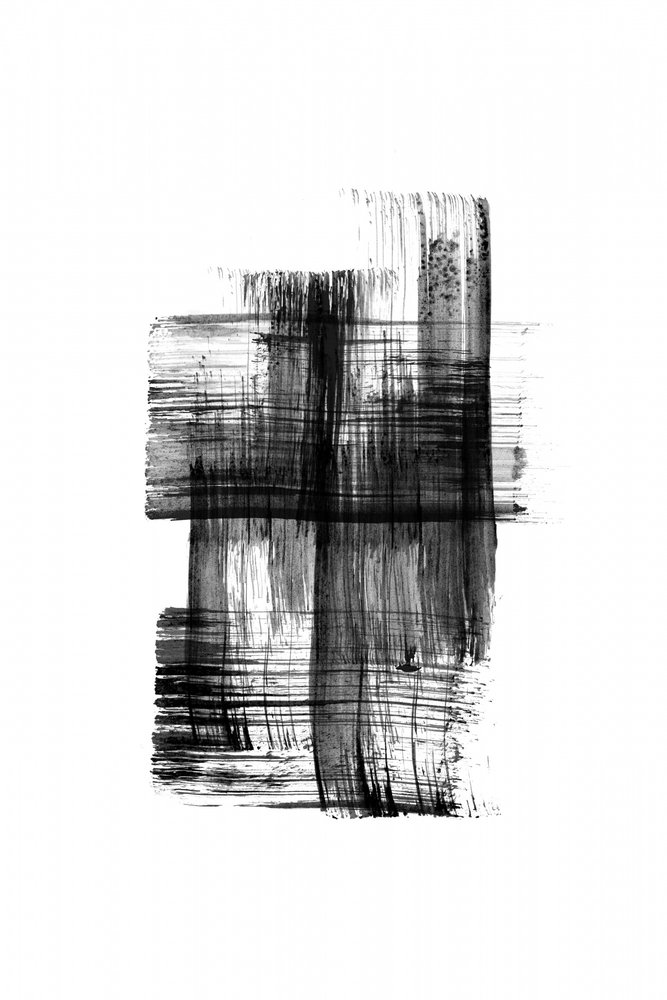 Bold Brushstroke Abstract by Danushka Abeygoda