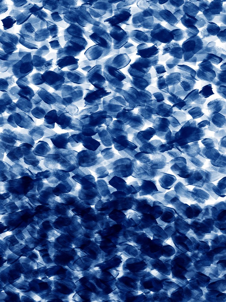 Indigo Abstract Pattern by Danushka Abeygoda