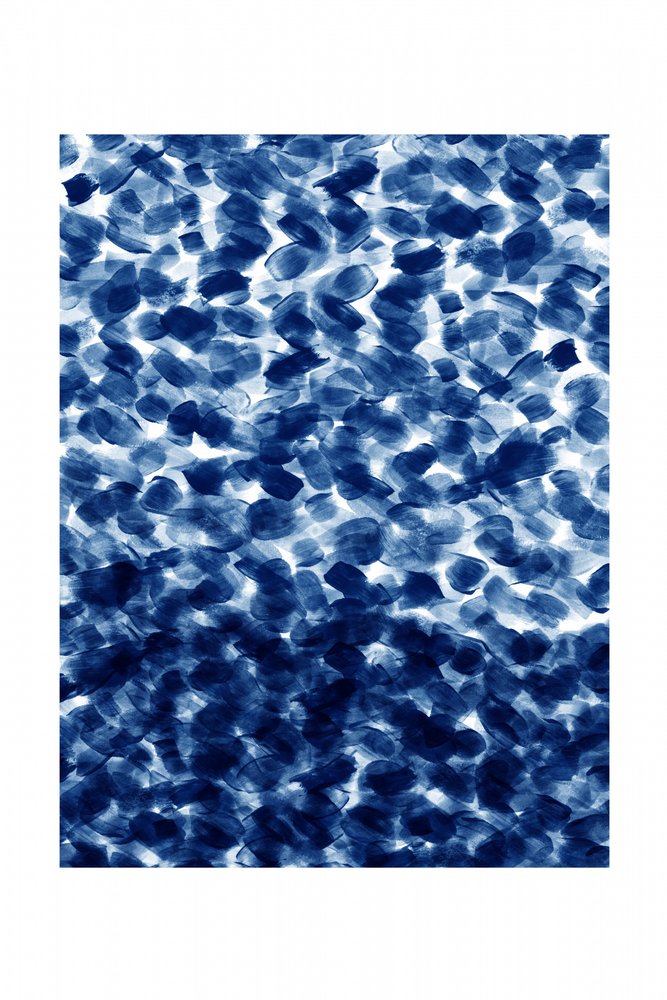 Indigo Abstract Pattern by Danushka Abeygoda