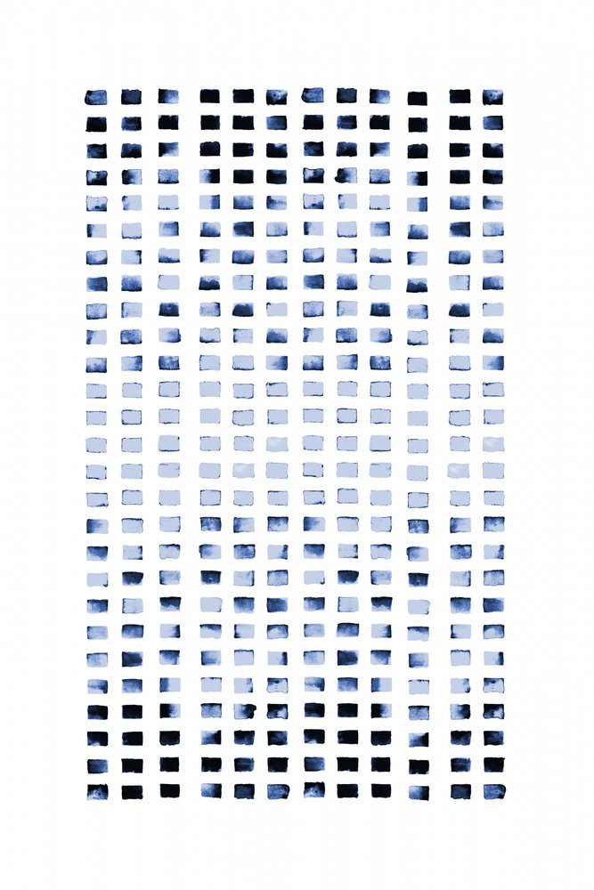 Indigo Square Gradient by Danushka Abeygoda