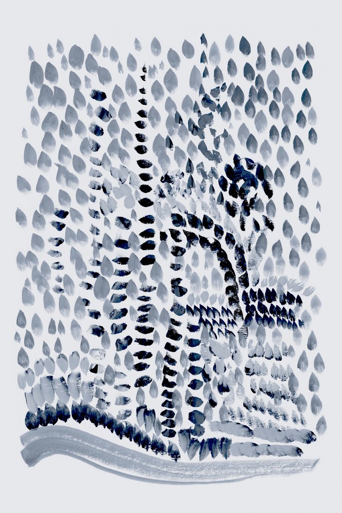 Misty Blue Forest by Danushka Abeygoda