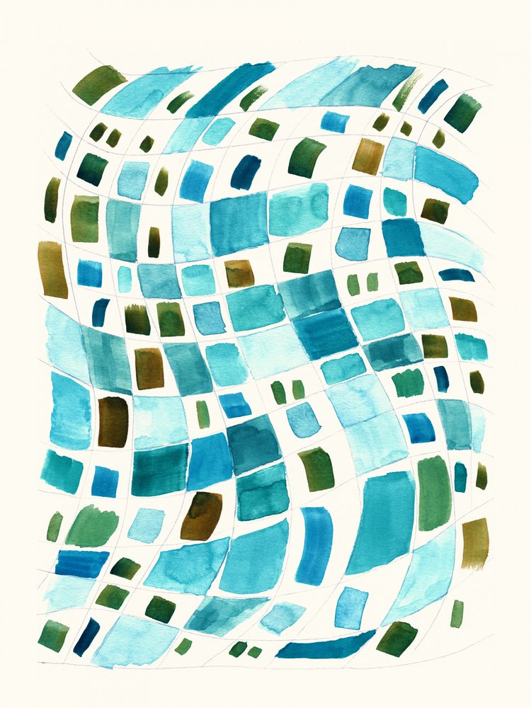 Organic Wavy Grid by Danushka Abeygoda