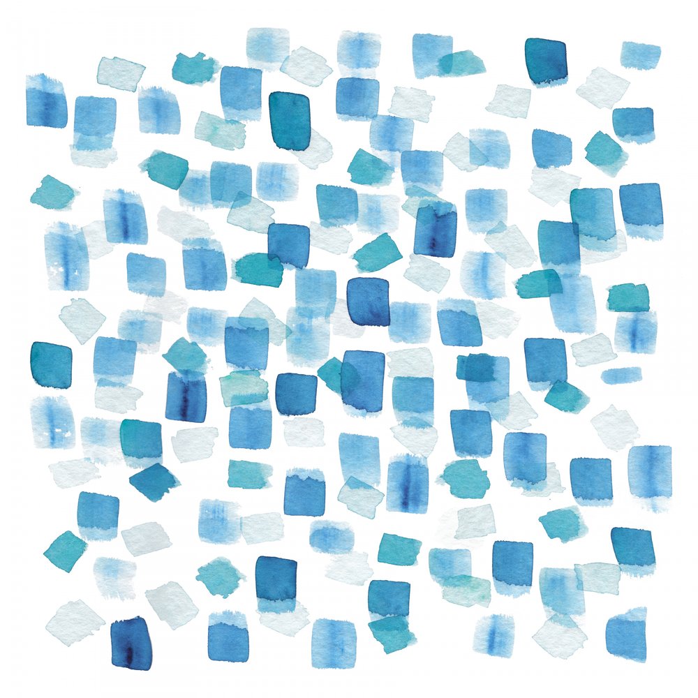 Scattered Blue Hues by Danushka Abeygoda