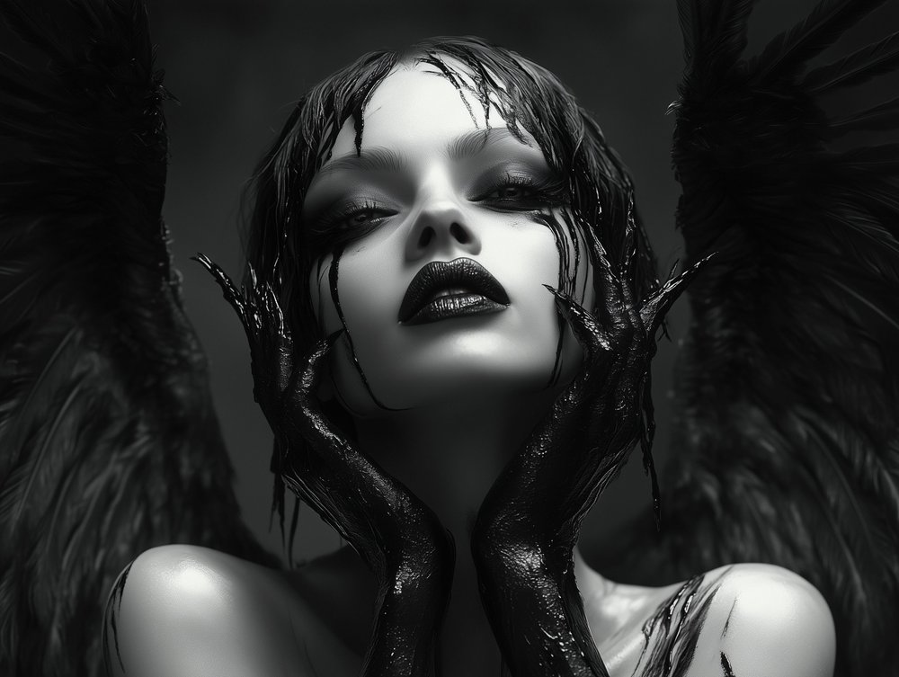 Mysterious Dark Angel by David Drake