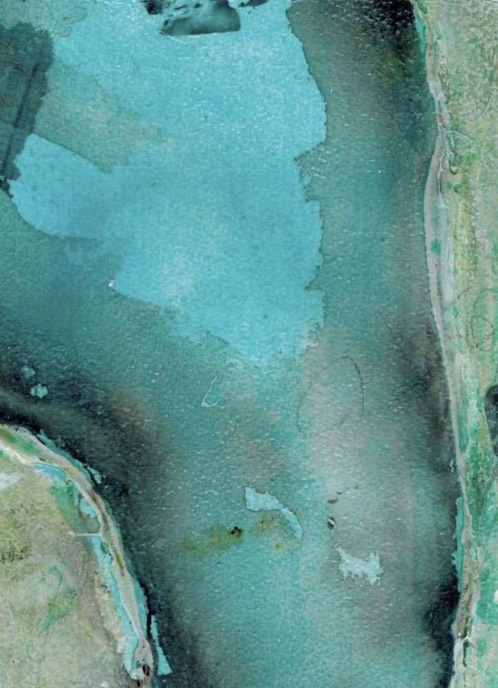 Calm Teal Waters by Deb Chaney