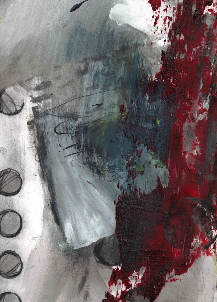 Dark Abstract Energy by Deb Chaney