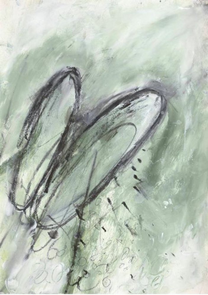 Green Organic Curves by Deb Chaney