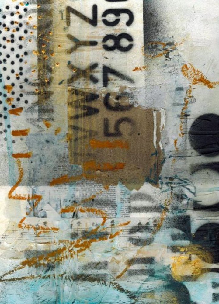 Mixed Media Grunge by Deb Chaney