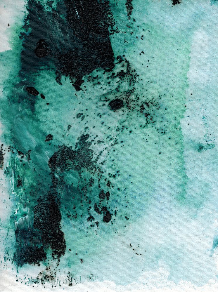 Mystic Teal Currents by Deb Chaney