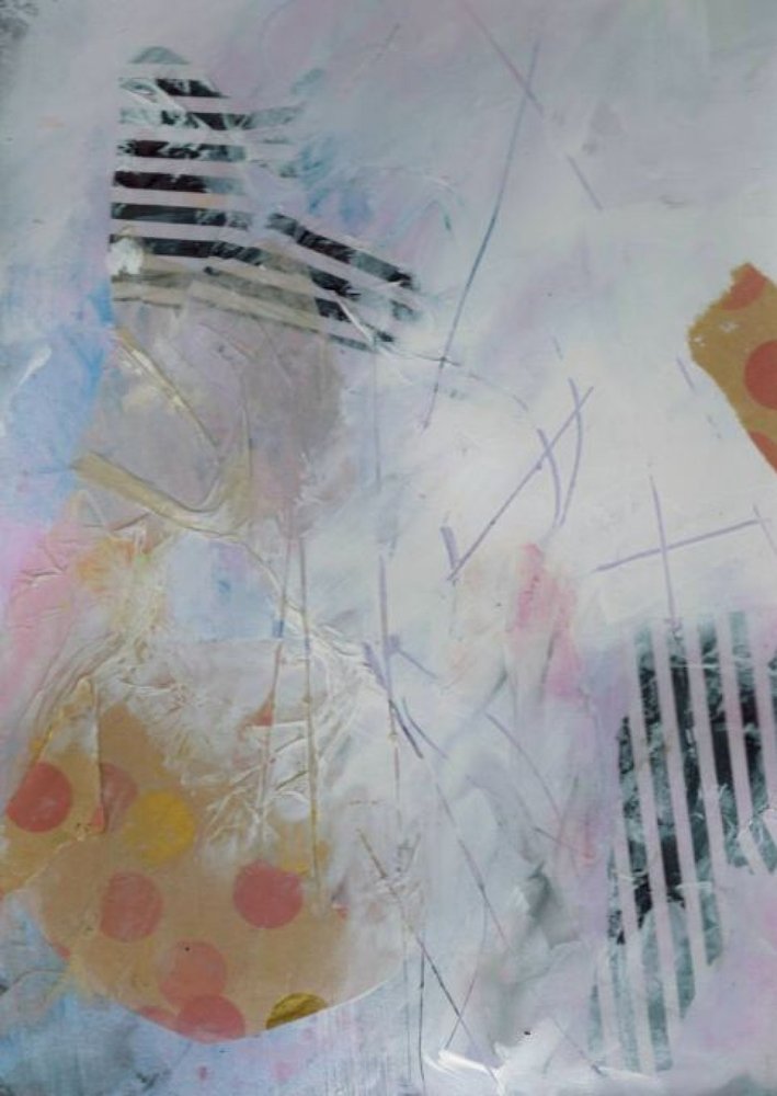 Pastel Stripes and Dots by Deb Chaney