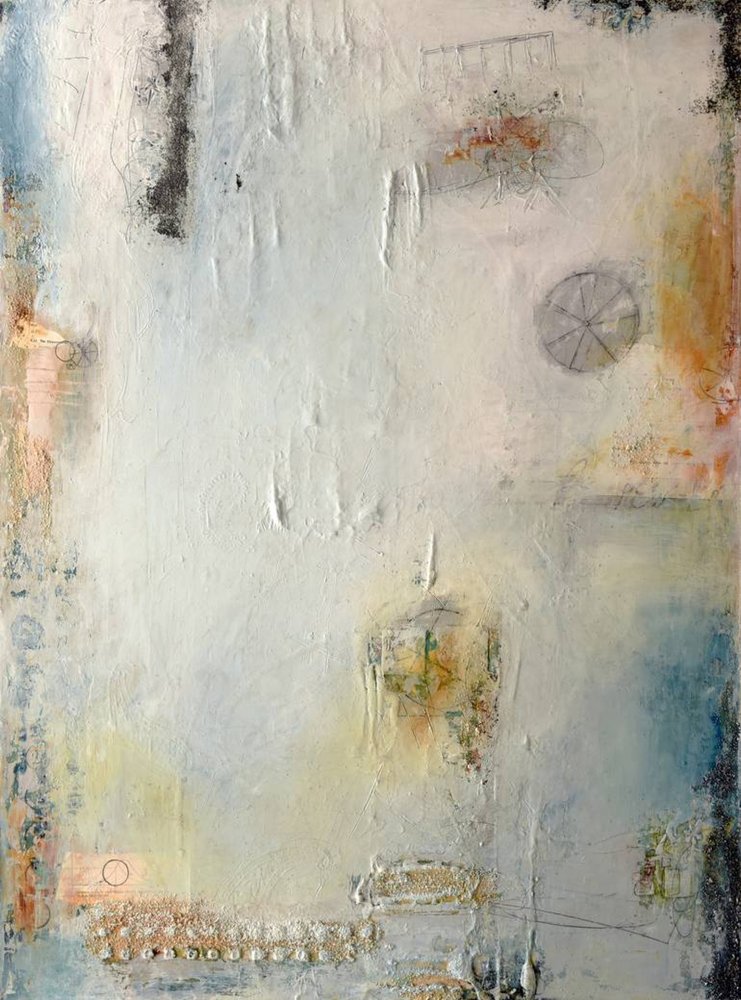 Serene Abstract Layers by Deb Chaney